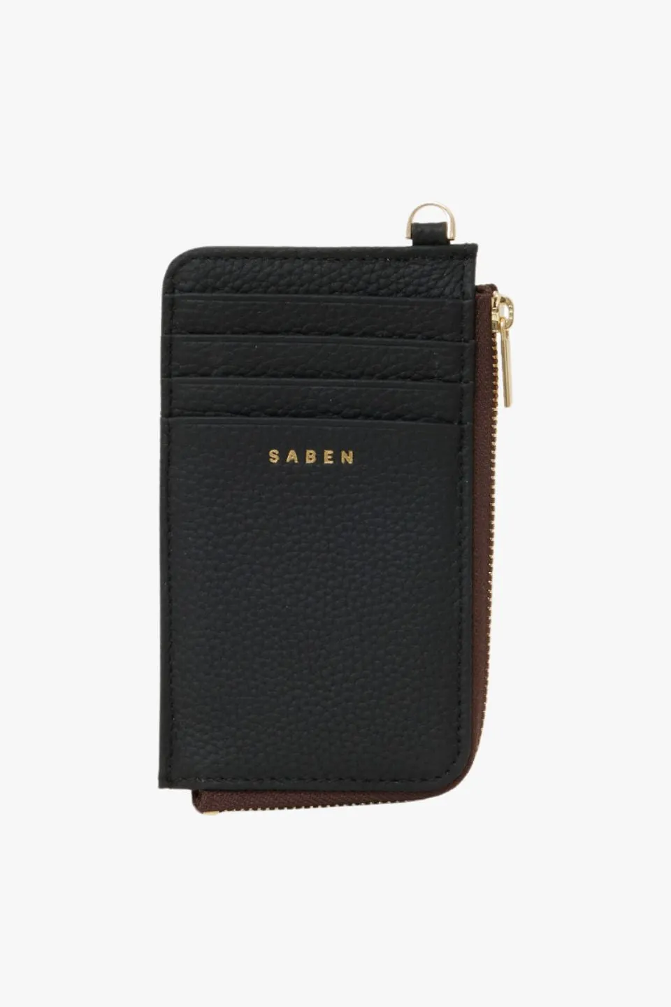 Winona Card Holder Black Leather