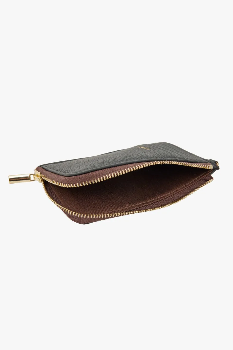 Winona Card Holder Black Leather