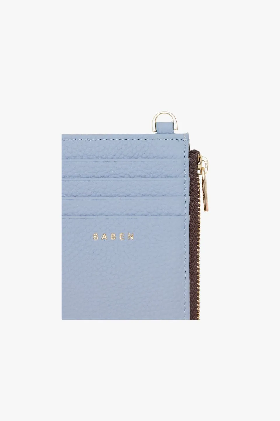 Winona Hydrangea Leather Card Holder