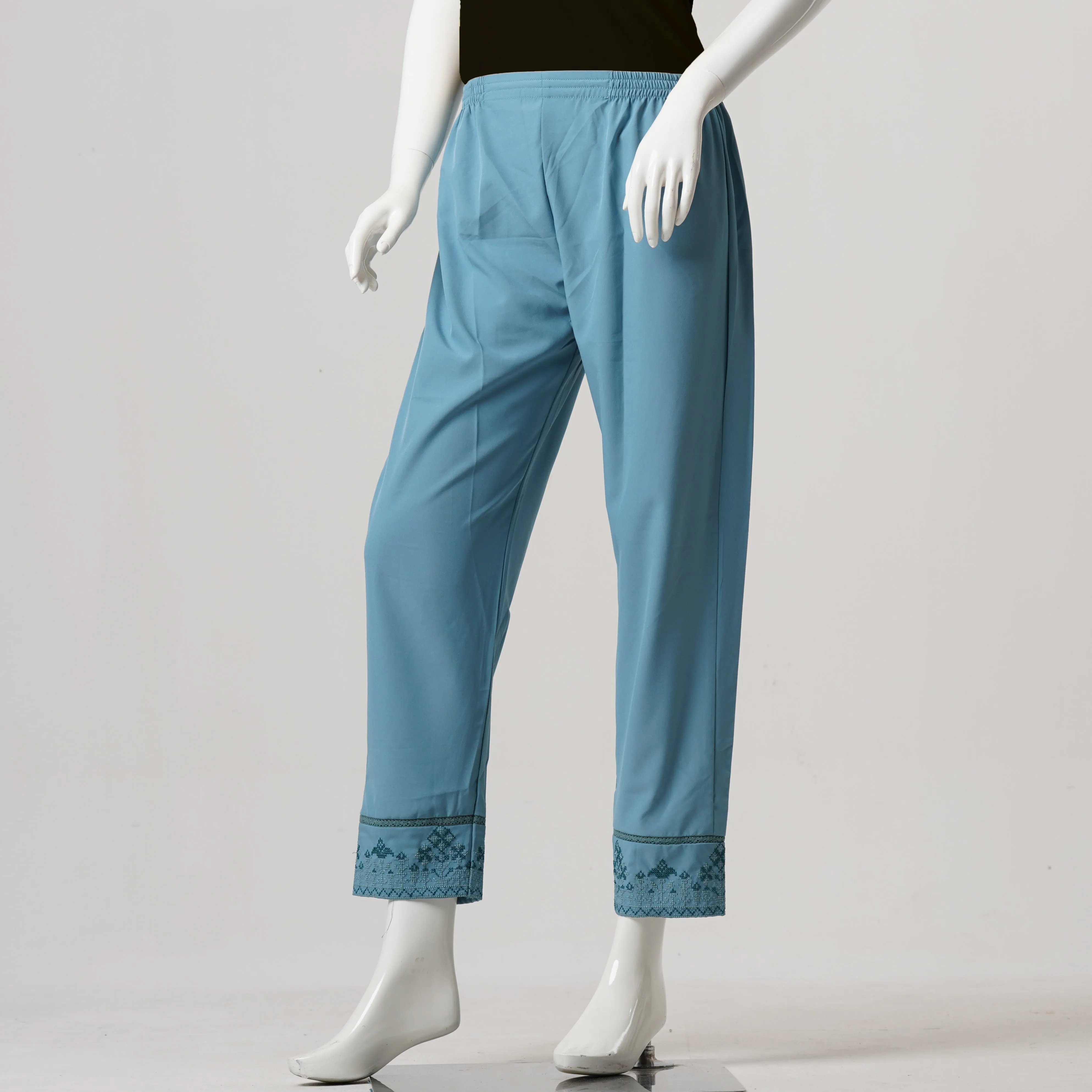 Womens Ethnic Bottom-Blue