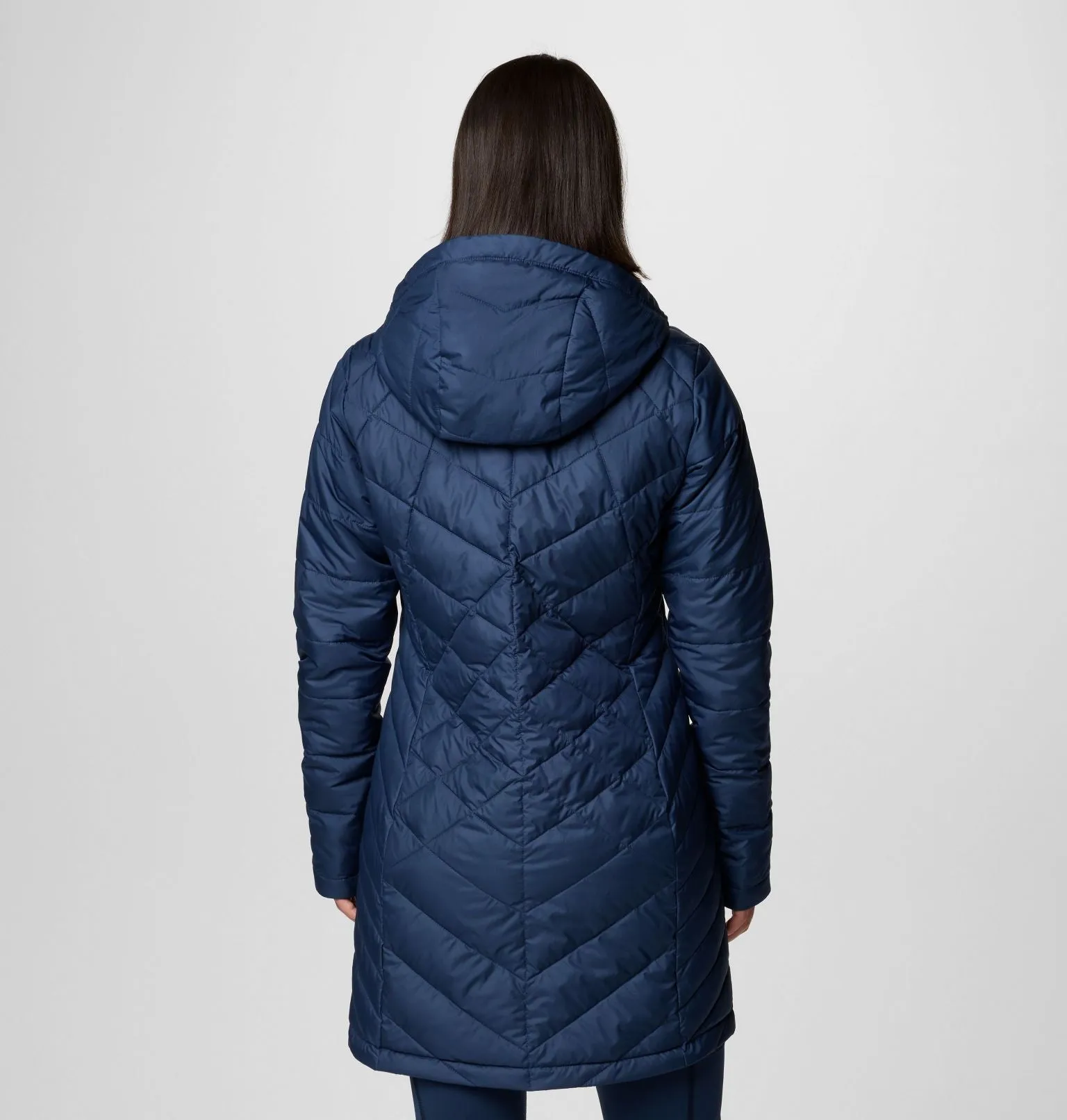 Women's Heavenly™ Long Hooded Jacket - Collegiate Navy - 1738161