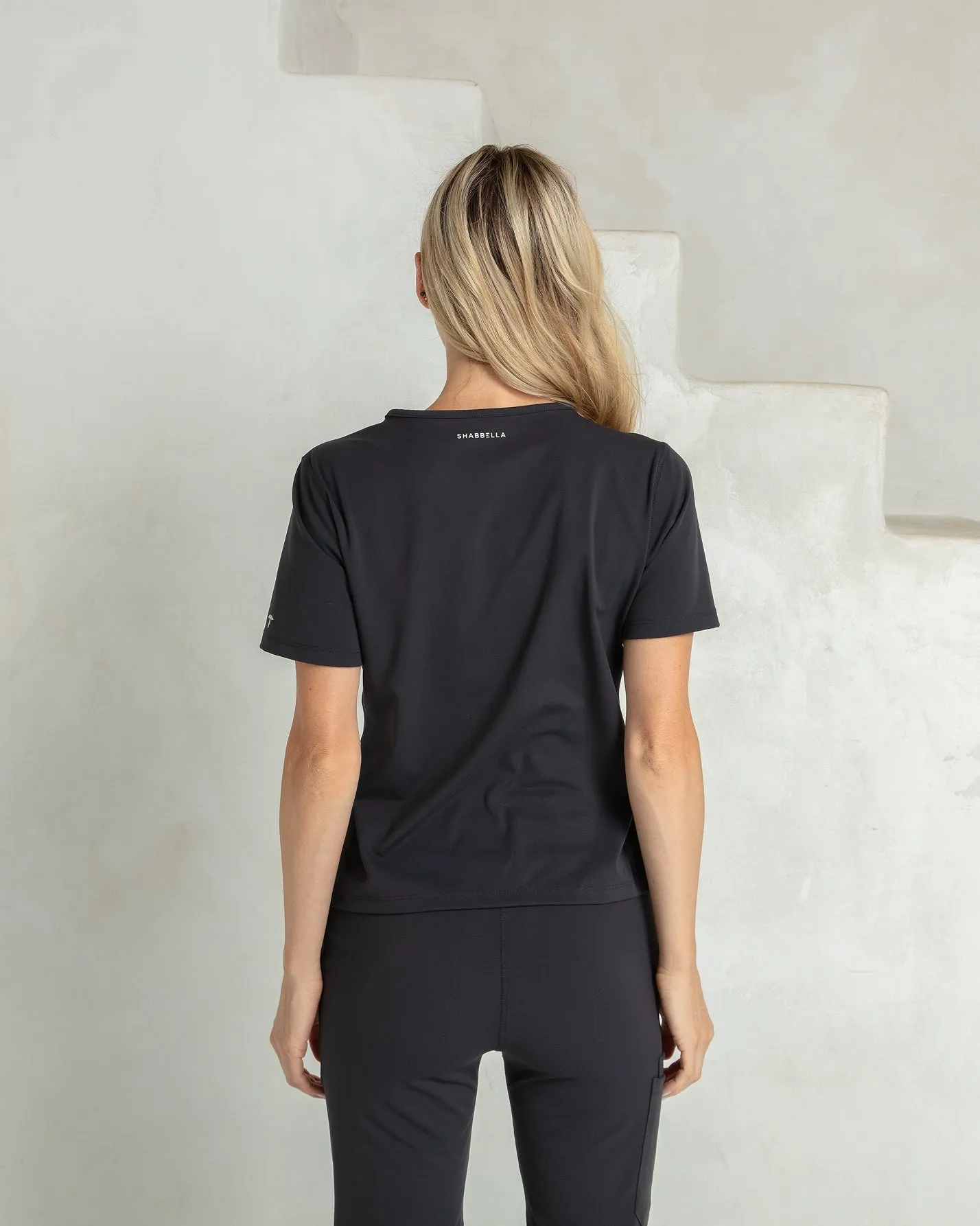 Women's Titanium V-Neck Scrub Top