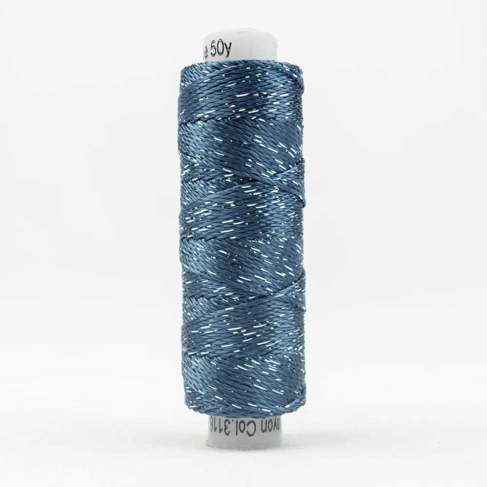 Wonderfil Dazzle Thread Majolica Blue DZ3116