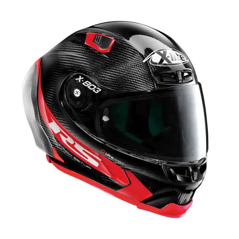 X-Lite X803 RS Ultra Carbon Full Face Helmet - red/black