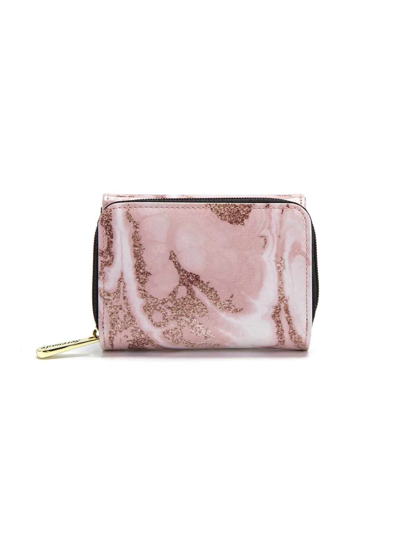 ZAHIRA  SML PATENT LEATHER WALLET WITH RFID- WSF1703